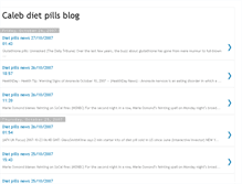 Tablet Screenshot of caleb-compare-diet-pill-blog.blogspot.com
