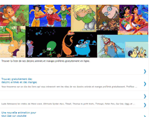 Tablet Screenshot of dessins-animes.blogspot.com