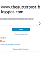Mobile Screenshot of lau-wwwthegutterpostblogspotcom.blogspot.com