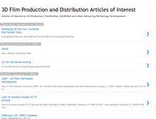 Tablet Screenshot of 3dproductionnews.blogspot.com