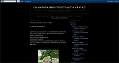 Desktop Screenshot of championship-fruit-art-carving.blogspot.com