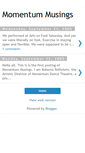 Mobile Screenshot of momentumdancetheatre.blogspot.com