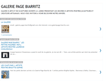 Tablet Screenshot of galerie-page-biarritz.blogspot.com