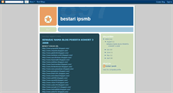 Desktop Screenshot of bestariipsmb.blogspot.com