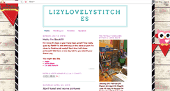 Desktop Screenshot of lizylovelystitches.blogspot.com