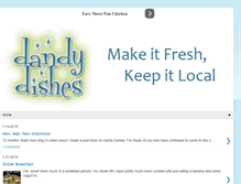 Tablet Screenshot of dandydishes.blogspot.com