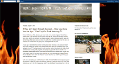 Desktop Screenshot of mikemontoyatriathlete.blogspot.com