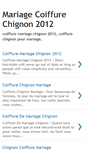 Mobile Screenshot of mariagecoiffurechignon.blogspot.com