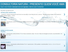 Tablet Screenshot of marinaturaconsultoria.blogspot.com