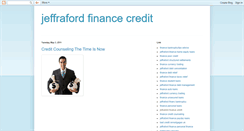 Desktop Screenshot of jeffraford-financecredit.blogspot.com