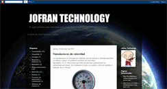 Desktop Screenshot of jofrantechnologyblog.blogspot.com