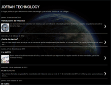 Tablet Screenshot of jofrantechnologyblog.blogspot.com