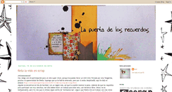 Desktop Screenshot of lapuertadelosrecuerdos.blogspot.com