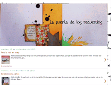 Tablet Screenshot of lapuertadelosrecuerdos.blogspot.com