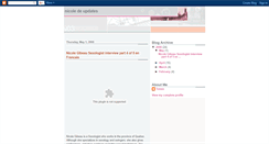 Desktop Screenshot of nicoledeupdates.blogspot.com