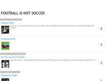 Tablet Screenshot of footballisnotsoccer.blogspot.com