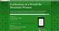 Desktop Screenshot of mountainwomon.blogspot.com