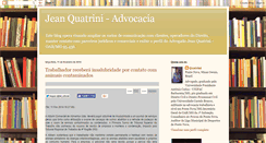 Desktop Screenshot of jeanquatriniadvocacia.blogspot.com