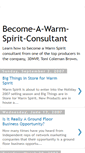 Mobile Screenshot of become-a-warm-spirit-consultant.blogspot.com