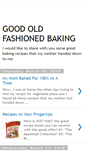 Mobile Screenshot of goodoldfashionedrecipes.blogspot.com