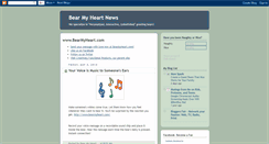 Desktop Screenshot of bearmyheart.blogspot.com