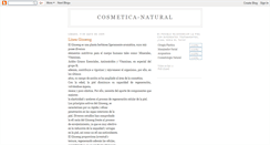 Desktop Screenshot of cosme-natural.blogspot.com