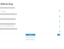 Tablet Screenshot of diderotblog.blogspot.com