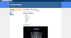 Desktop Screenshot of filmstreaming-ita.blogspot.com