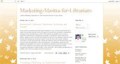 Desktop Screenshot of marketing-mantra-for-librarians.blogspot.com