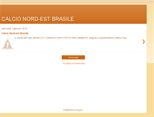 Tablet Screenshot of calcio-nord-est-brasile.blogspot.com