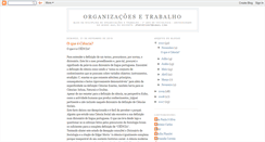 Desktop Screenshot of organizacoestrabalho.blogspot.com