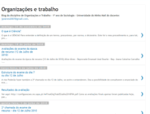 Tablet Screenshot of organizacoestrabalho.blogspot.com
