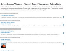 Tablet Screenshot of adventurous-women.blogspot.com