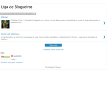 Tablet Screenshot of ligadeblogueiros.blogspot.com