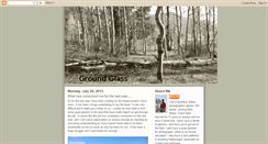 Desktop Screenshot of ground-glass.blogspot.com