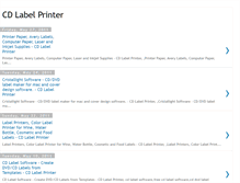 Tablet Screenshot of cdlabelprinter4u.blogspot.com