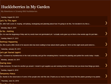 Tablet Screenshot of huckleberriesinmygarden.blogspot.com