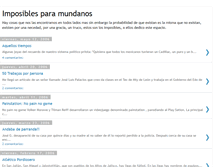 Tablet Screenshot of mundoimposible.blogspot.com