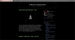 Desktop Screenshot of circusmagazine.blogspot.com