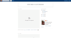 Desktop Screenshot of crumbcatchers.blogspot.com