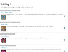 Tablet Screenshot of knittingii.blogspot.com