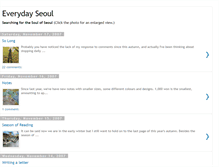 Tablet Screenshot of everydayseoul.blogspot.com