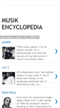 Mobile Screenshot of musikencyclopedia.blogspot.com