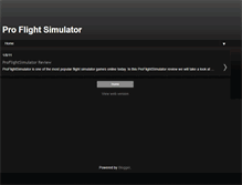 Tablet Screenshot of proflightsimulator4you.blogspot.com