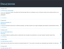 Tablet Screenshot of discursiones2.blogspot.com