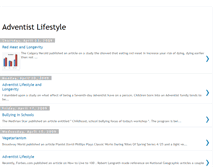 Tablet Screenshot of adventistlifestyle.blogspot.com