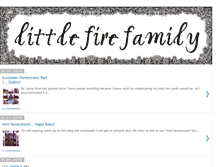 Tablet Screenshot of littlefirefamily.blogspot.com