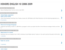 Tablet Screenshot of honorsenglish2008-2009.blogspot.com