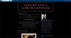 Desktop Screenshot of cadaverdave.blogspot.com