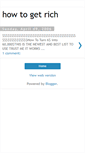Mobile Screenshot of getrichtoday.blogspot.com